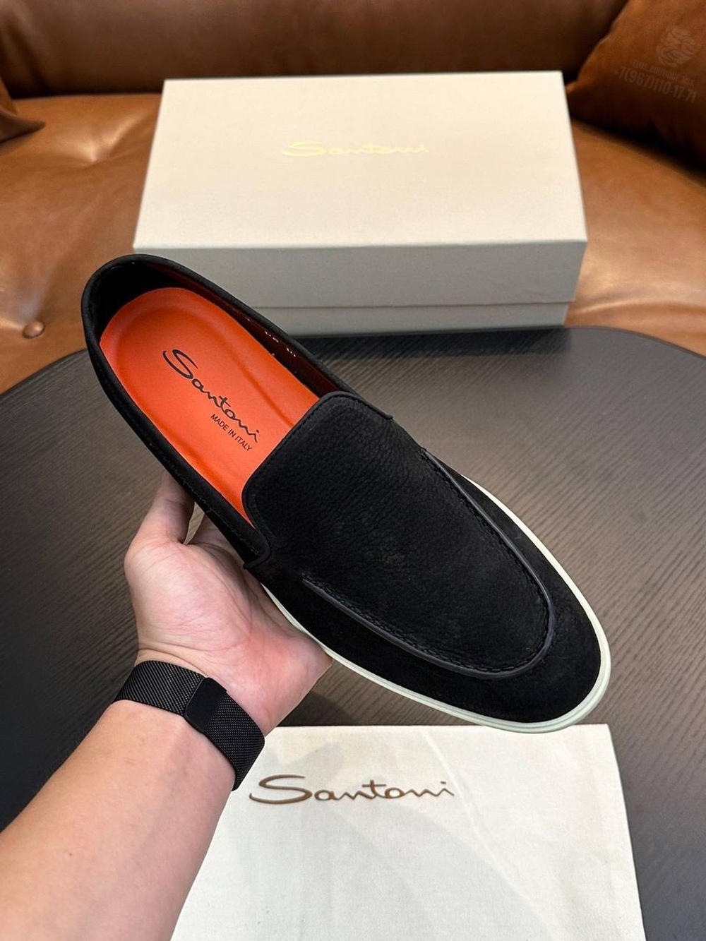 Лоферы Santoni