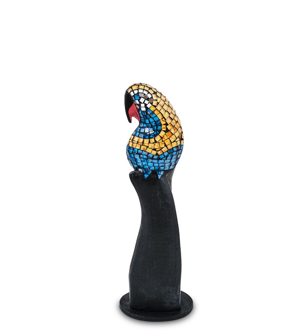 Decor and Gift 23-028-05 Н-р статуэток из трех «Попугай» дерево+стекл.мозаика (50,40,30 см)