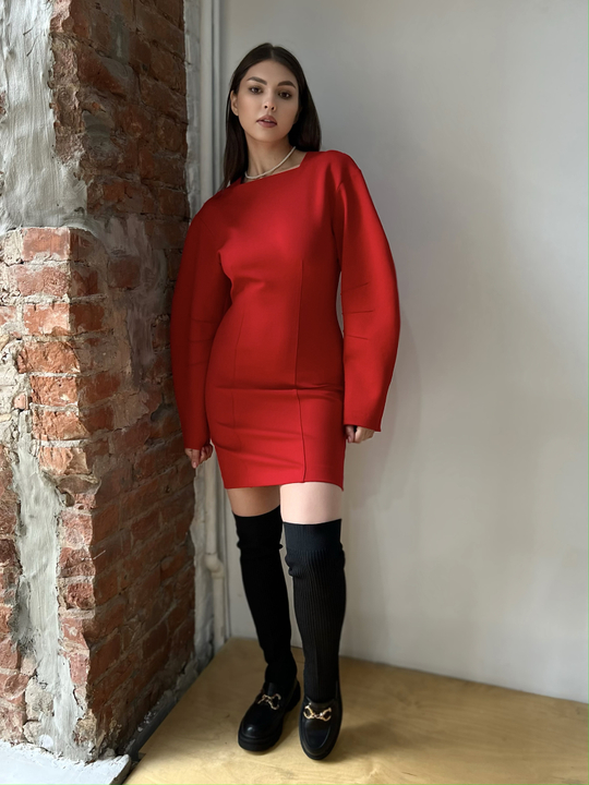 Платье Поинт, цвет Красный