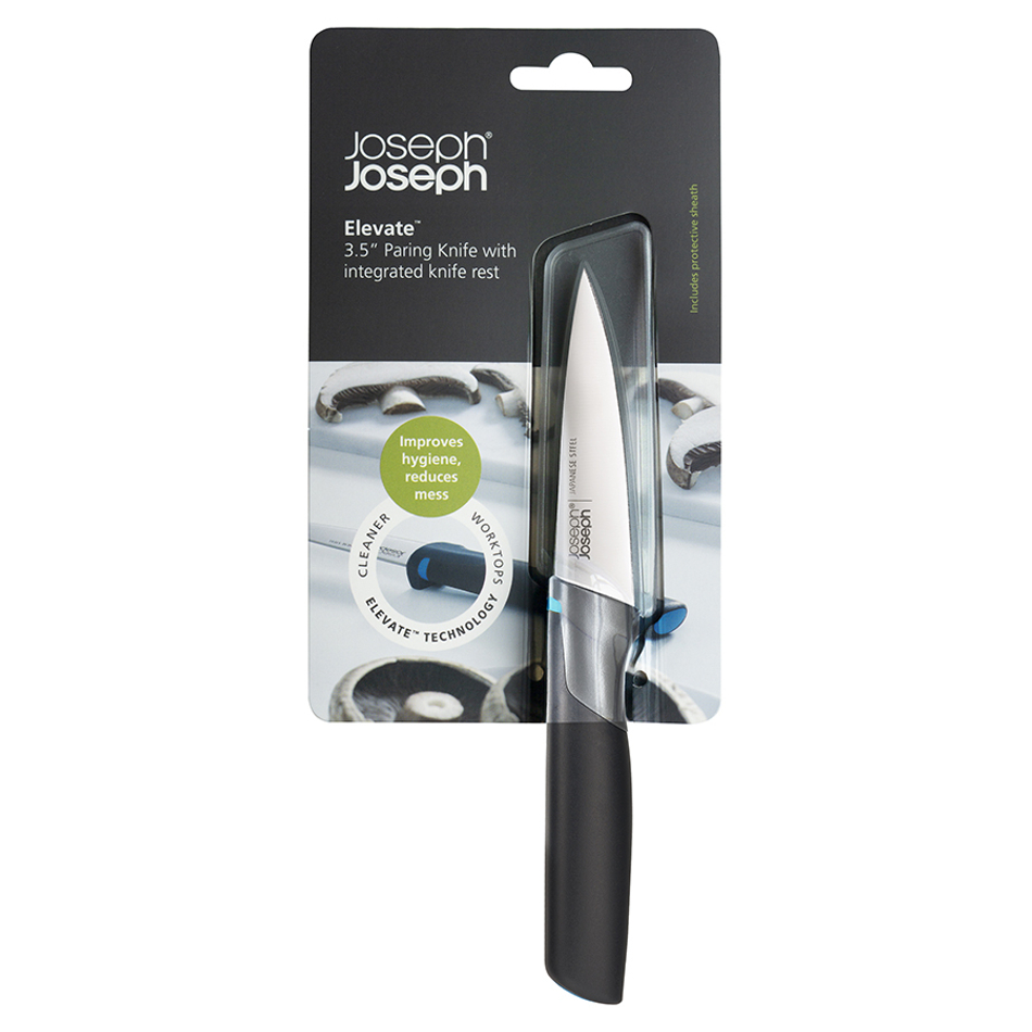 Нож для чистки Elevate 8.5 см синий, Joseph Joseph