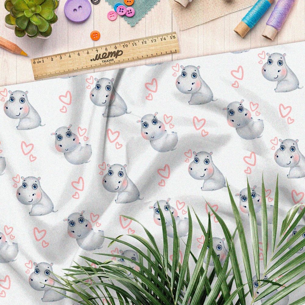 Ткань мембрана бегемотики и сердечки