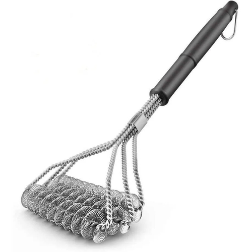 Щетка для чистки гриля 42 см тройная без скребка