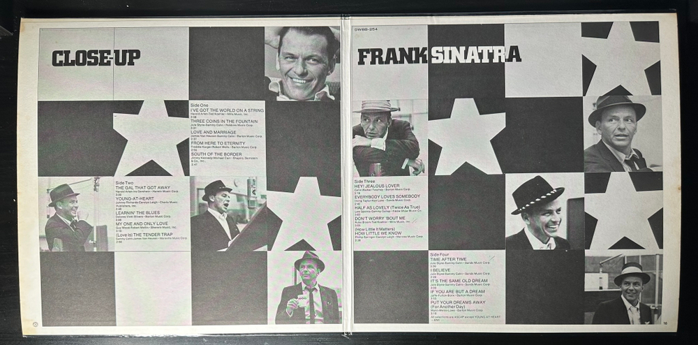 Frank Sinatra ‎– Close-Up 2LP (США 1969г.)