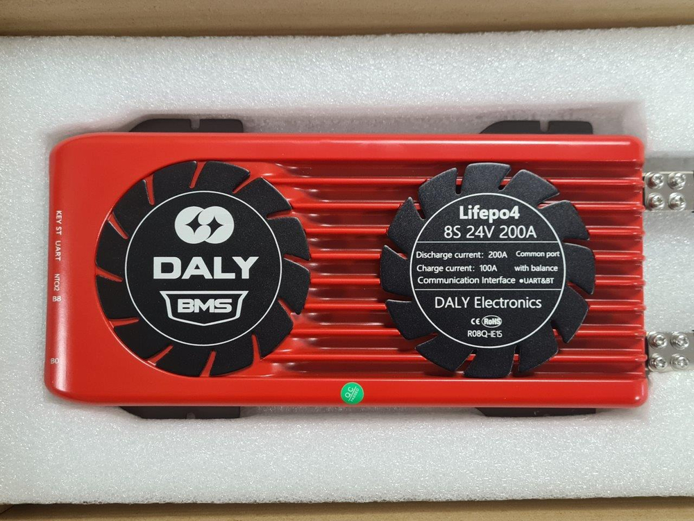 Плата контроля BMS LiFePO4 8S 24V 200A Car starting