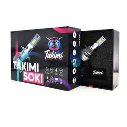 Светодиодные автомобильные LED лампы TaKiMi Soki HIR2 (9012) 5500K 12/24V