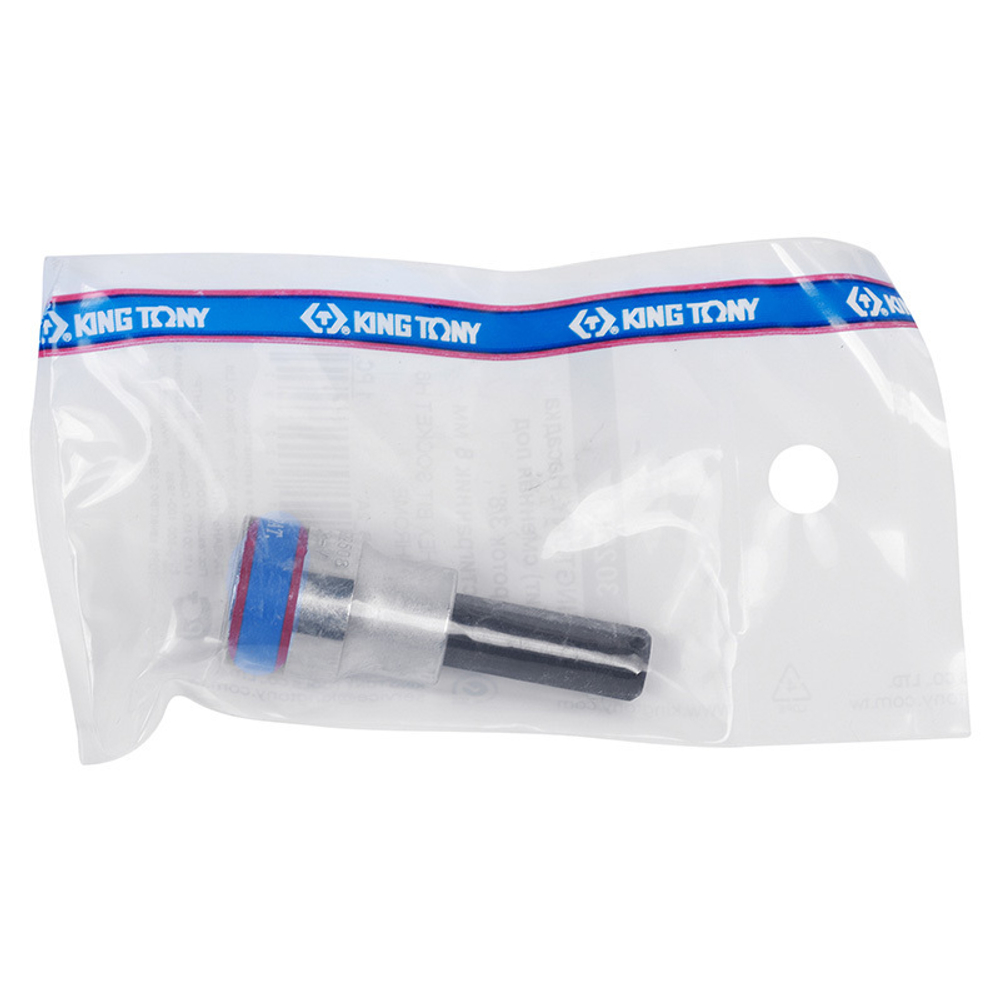 KING TONY (302508) Насадка (бита) торцевая 3/8", L = 50 мм, HEX, 8 мм