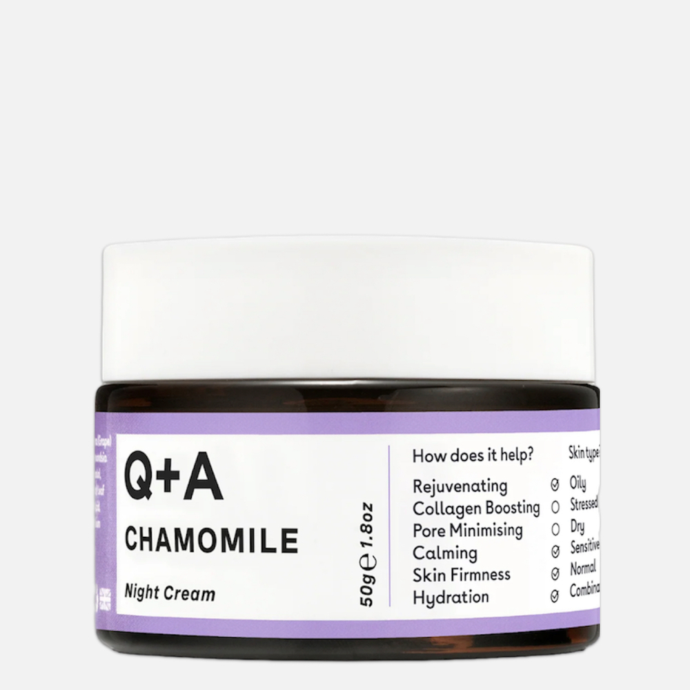 Q+A CHAMOMILE Ночной крем для лица, 50 гр