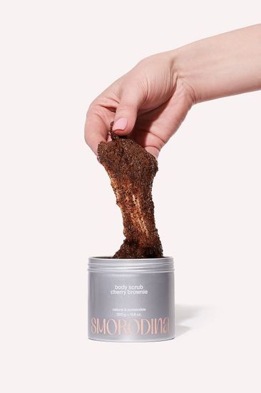 Скраб-желе сахарно-соляной «Вишневый брауни»  Smorodina, 300гр