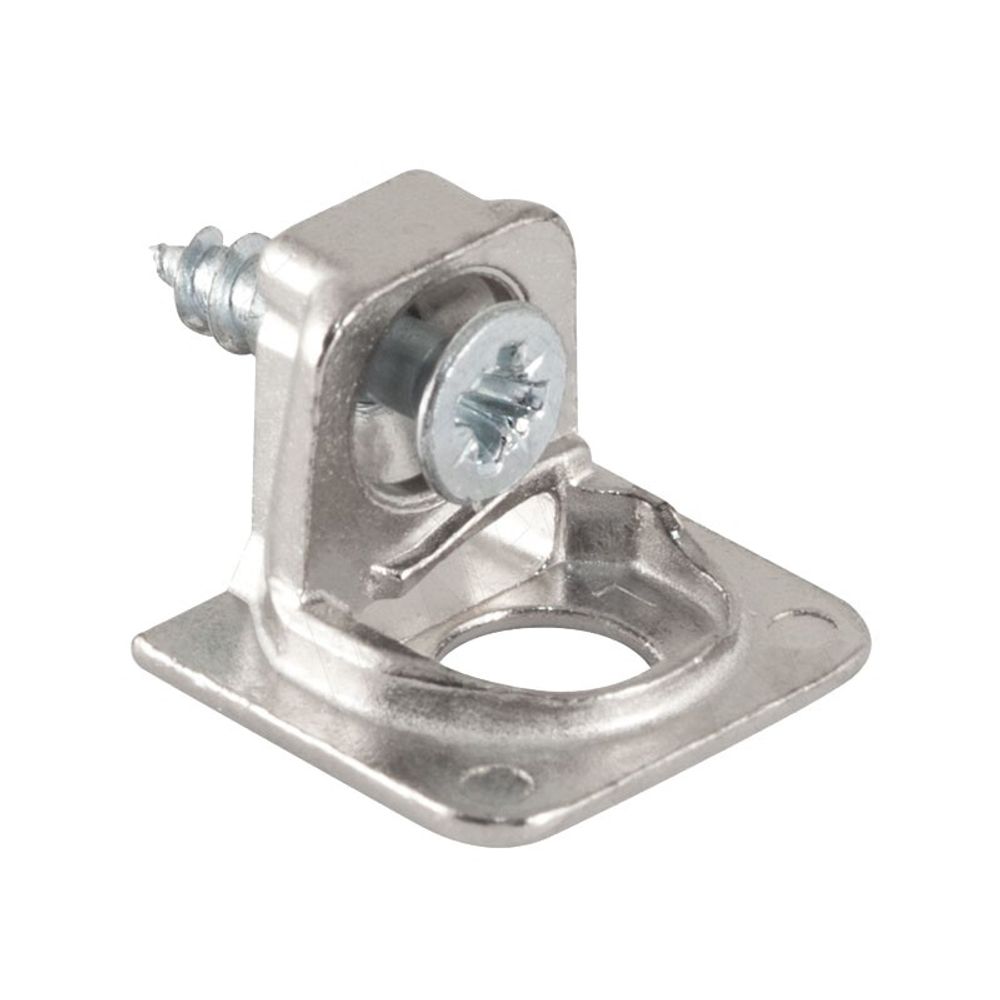 PK2 Опора полкодержателя с саморезом, никель