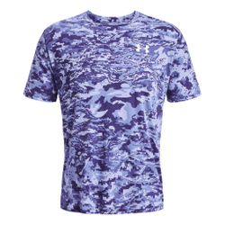 Мужское теннисное поло Under Armour ABC Camo T-Shirt Men - Dark Blue, Blue