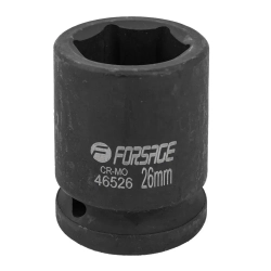 Головка ударная 26мм 6гр. 3/4'' Forsage F-46526
