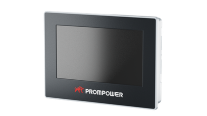 Панель оператора PROMPOWER PH1.  Диагональ 10,2 Экран TFT разрешение 1024*600. Сетевые подключения RS232,RS422/RS485