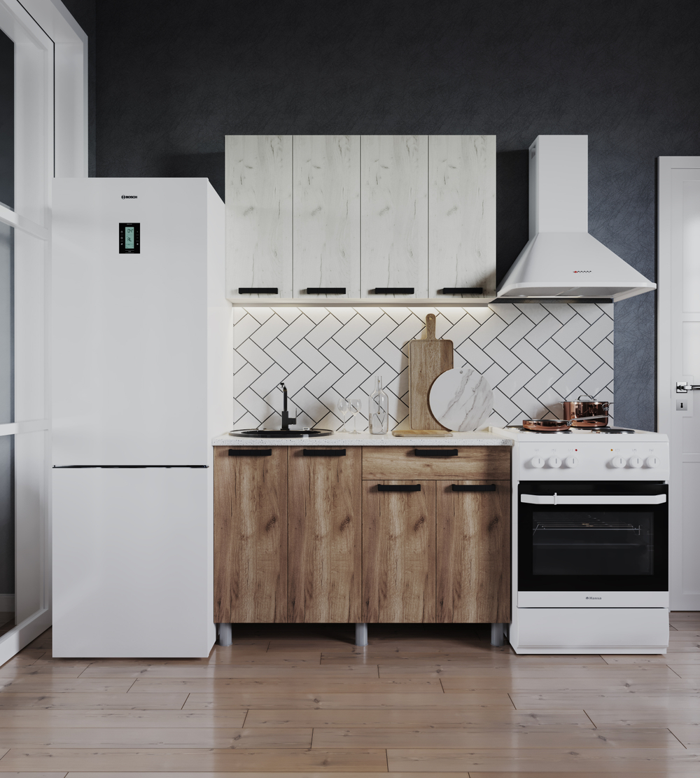 Кухня ДИОР готовое решение 1,2м