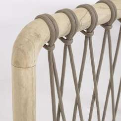 Изголовье подвесное Aberash из массива минди 165x60 см