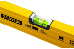 Уровень STAYER Leader 1000 мм строительный фрезерованный 3466-100_z01
