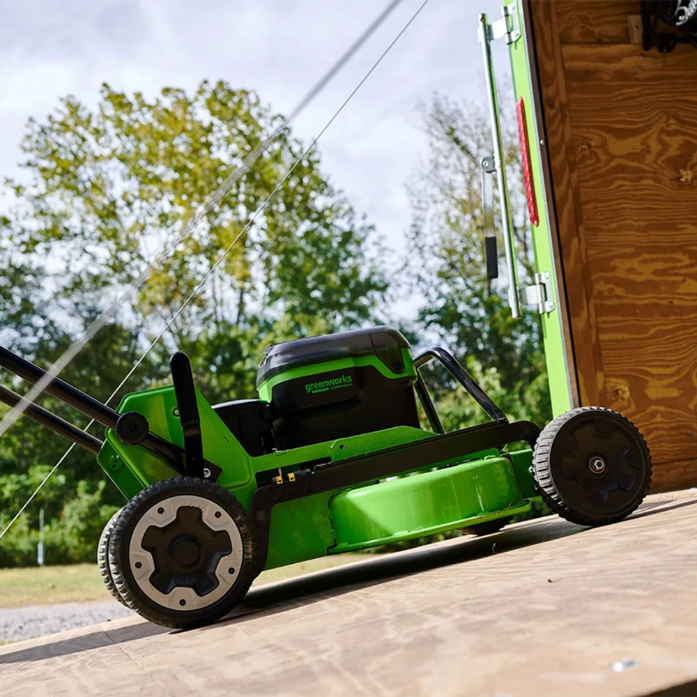Газонокосилка аккумуляторная Greenworks GC82HPLM76 82В (без АКБ и ЗУ) нож 76 см, 2519207