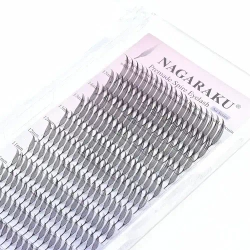 Ресницы черные NAGARAKU перья MIX