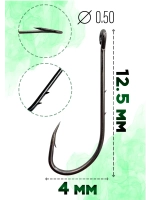Крючки рыболовные с заусенцами, 3 номер, Оспрей Baitholder