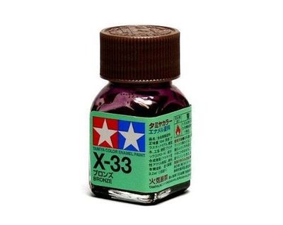 X-33 Краска Tamiya Бронзовая (Bronze), эмаль 10мл