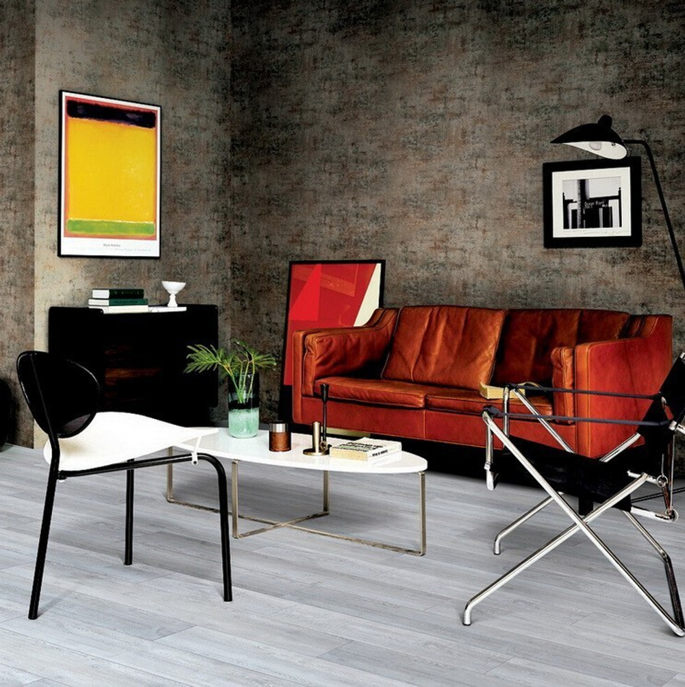 Плитка ПВХ 1228 Ясень Полярный Decotile 0.3 2 мм 31 класс DECOTILE