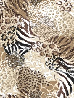 Пододеяльник Сказка "Сафари" 2-спальный на молнии 175х215 см, перкаль