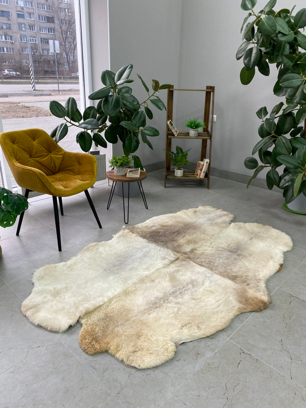 Ковер шкура натуральная овчина Меховой