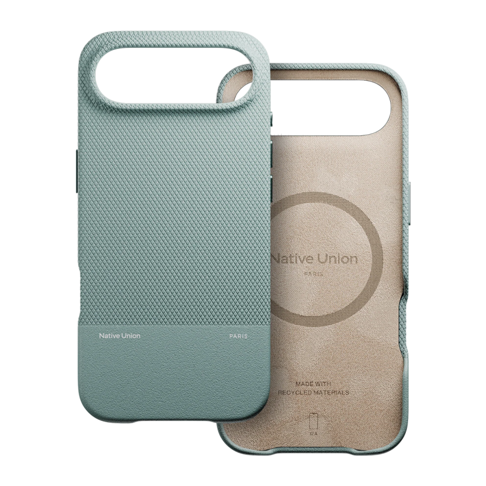 Кожаный чехол MagSafe Native Union (Re)Classic Case для iPhone Air Гибридный чехол из экокожи с зернисто-текстурированным контрастом и вырезом для Контроллера камеры