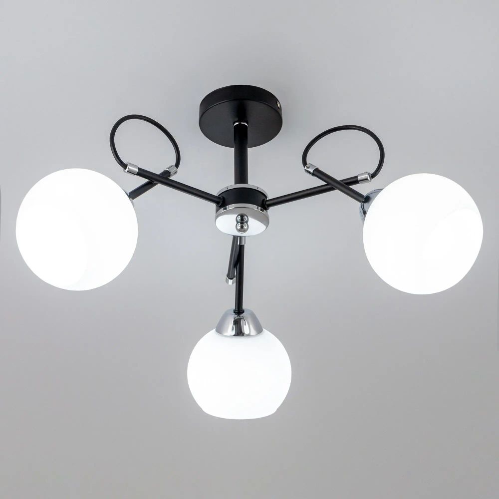 Citilux Стивен CL141231 Люстра потолочная Чёрная