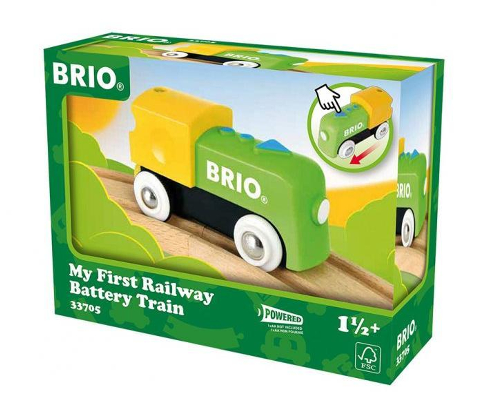 BRIO Мой первый паровозик на батарейках, движение вперёд