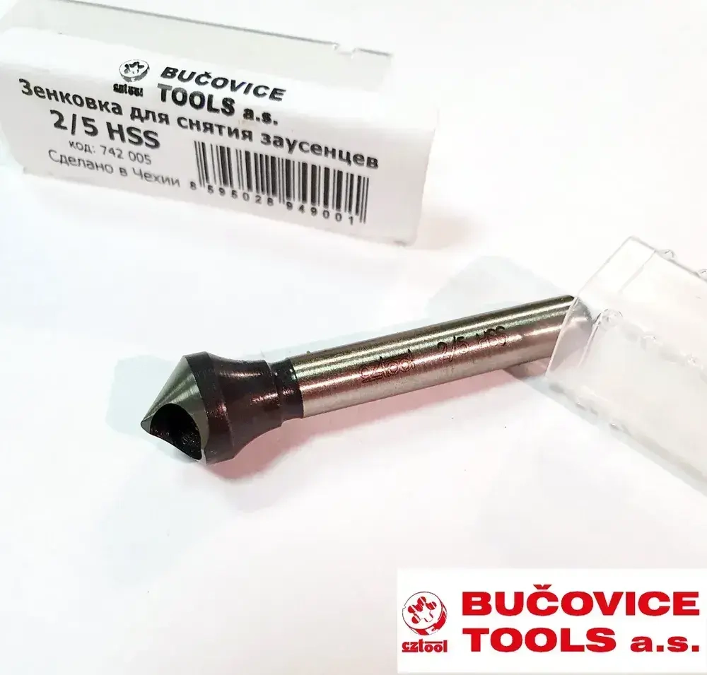 Зенкер со снятием стружки BUCOVICE (742005) 2/5 (диаметр 10мм)