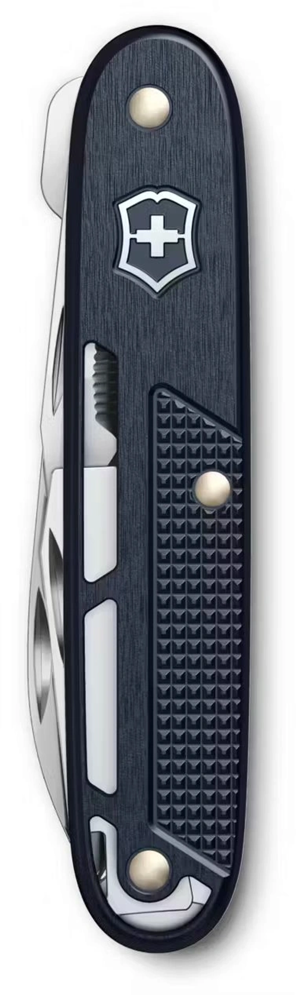 Нож Victorinox Synergy Alox, 93 мм, 9 функций, синий, картонная коробка