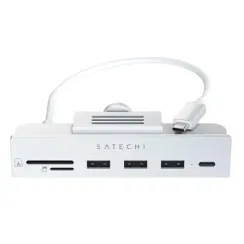 Satechi Aluminum USB-C Clamp Hub for 24 iMac Silver