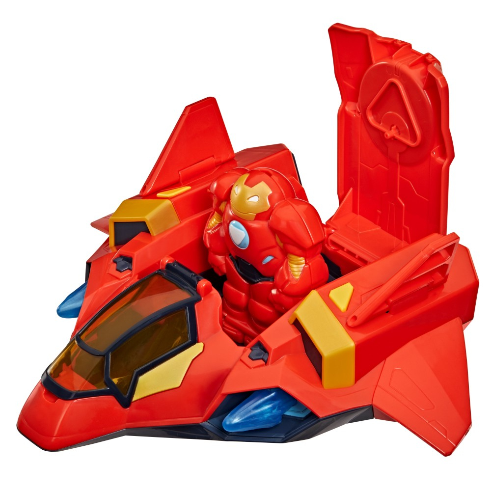 Hasbro G1994 — Игровой набор «Самолёт Iron Jet» с бронёй и 2 фигурками Мстители G1994 — фото 5