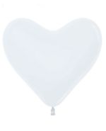 Набор воздушных шаров. Белое сердце.