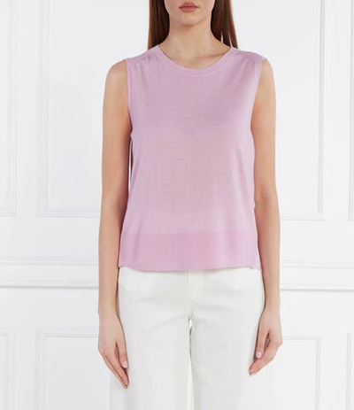 Хлопковый топ Marc Cain - лавандовый (WC 61.05 M73)