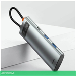 Док-станция Baseus Metal Gleam Gray (WKWG020113)
