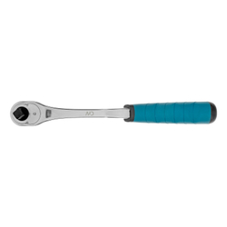 Ключ-трещотка 1/2", CrV, 90 зубьев, усиленный, хром Gross