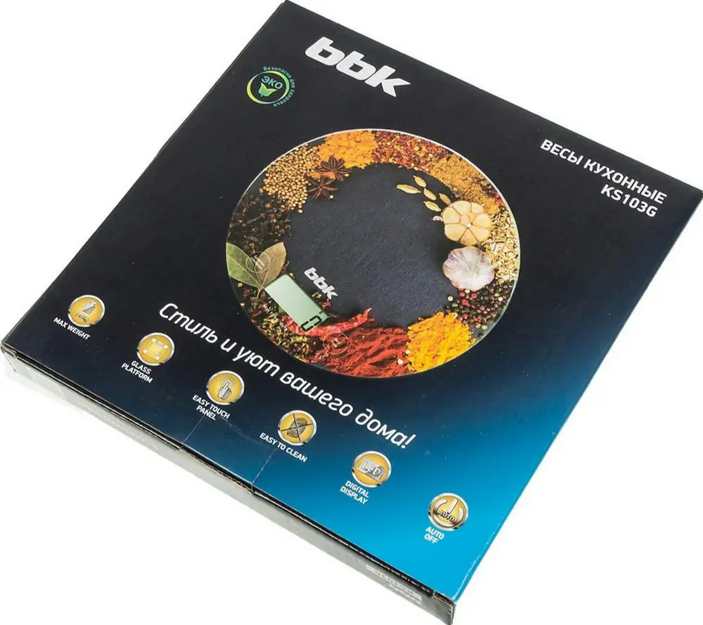 Весы кухонные электронные BBK KS103G (до 10кг.)