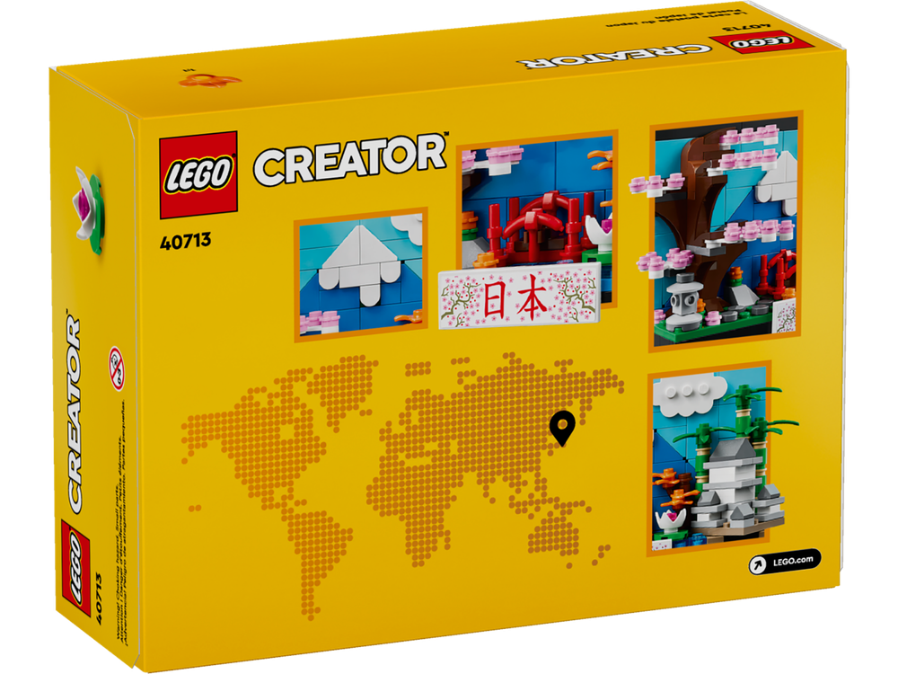 Конструктор Лего Криэйтор Японская открытка 40713 | LEGO Creator Japanese Greeting Card | декоративная 262 деталей 9+