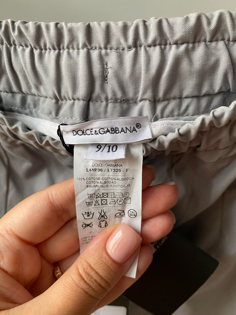 Новые хлопковые брюки Dolce&Gabbana, 140