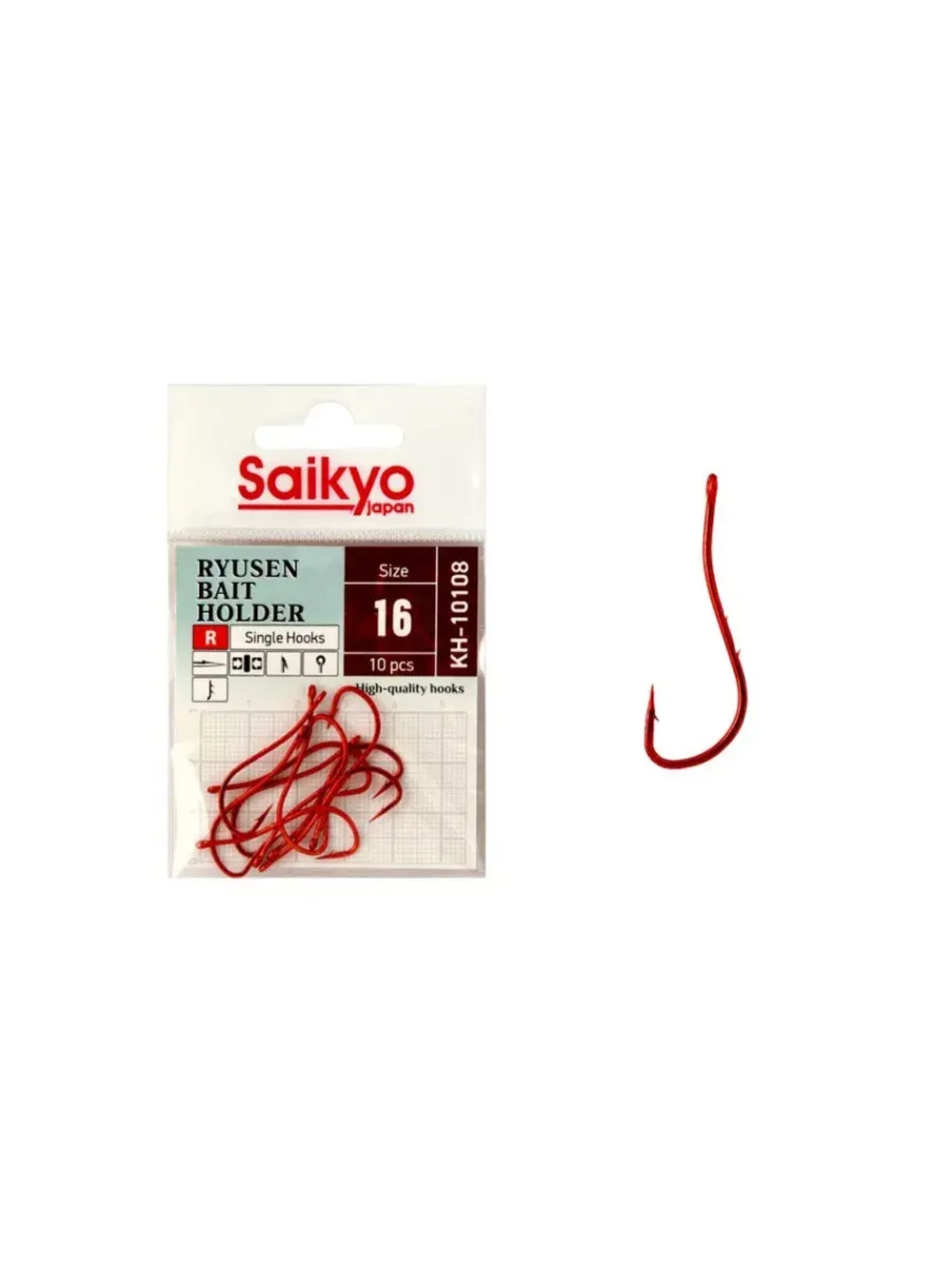 Крючки для рыбалки Saikyo KH-10108 R BN RYUSEN BAIT HOLDER