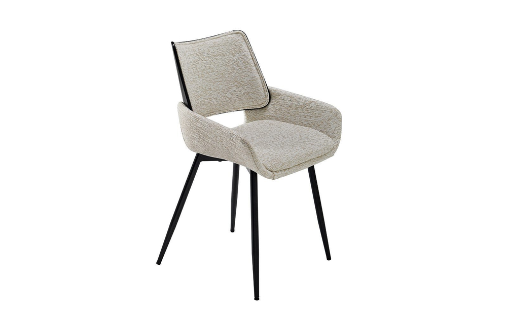 Стул JY6286X-T2 бежевый #OTE TOPIC103/черный