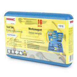 Набор шарнирно-губцевого инструмента и отверток 16пр., в кейсе WMC TOOLS WMC-1016