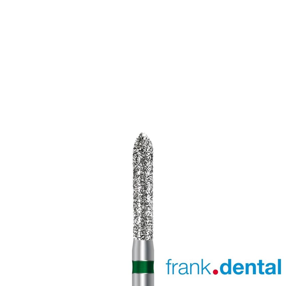 Бор алмазный зеленый  Frank Dental типа FG - D.878.016.G.FGS