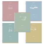 Тетрадь 24 л. BRAUBERG клетка, обложка картон, "ОДНОТОННЫЙ", 106486, 5шт