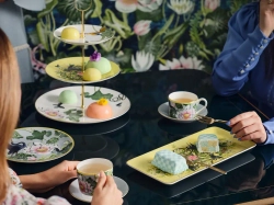 Wedgwood Трехъярусный поднос для демонстрации Wonderlust Waterlily