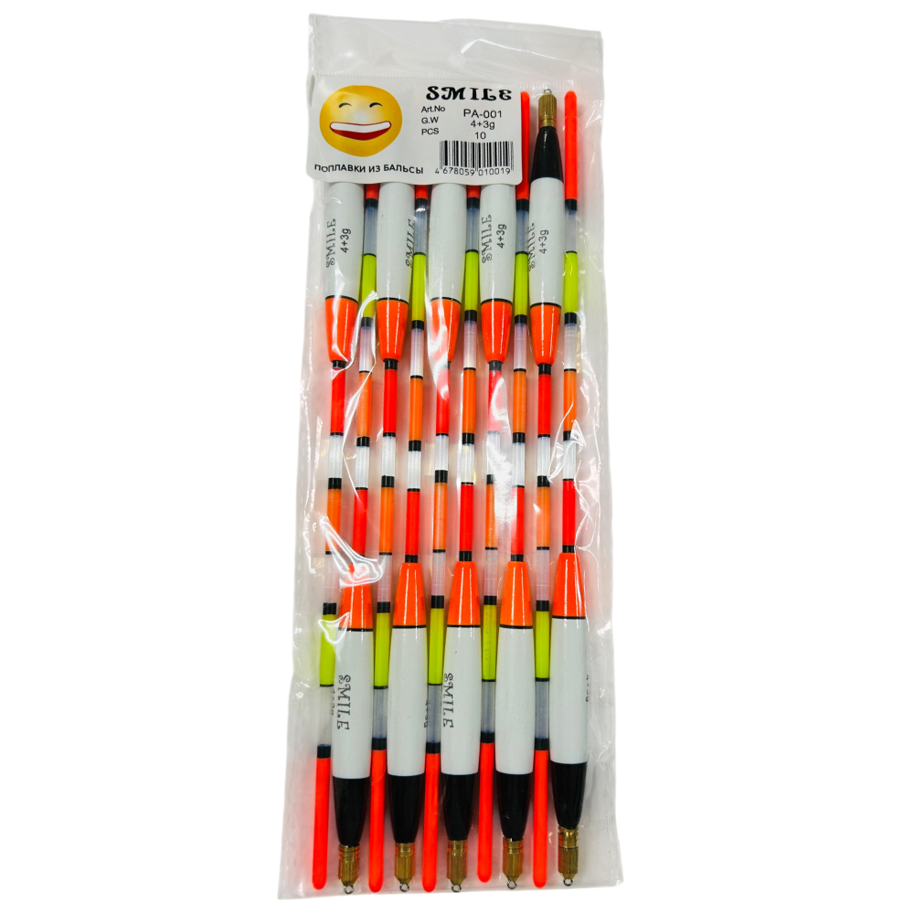 Набор поплавков (Дальний заброс) 4+3g PA-001 №14