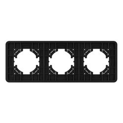 Рамка алюминиевая FRM-AKIRY-AL-3-BK (Arlight, -) 049729