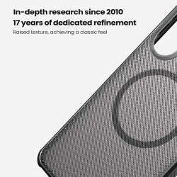 Чехол серый тонированный c MagSafe для Samsung Galaxy S26, серия Super Frosted Shield Pro Magnetic (Clear version) от Nillkin