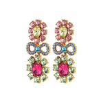 Серьги Dyrberg Kern LILLIAN SG PASTEL MULTI 440175